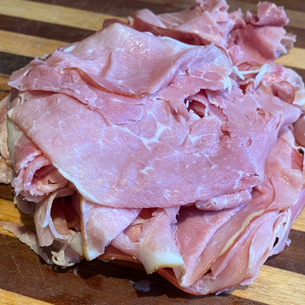 Paradise Locker Meats Sugar Cured Shaved Ham 1lb, Joe's Farm